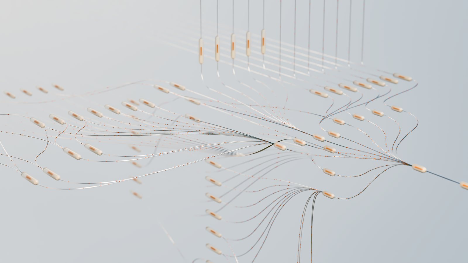 Abstract rendering of a neural network